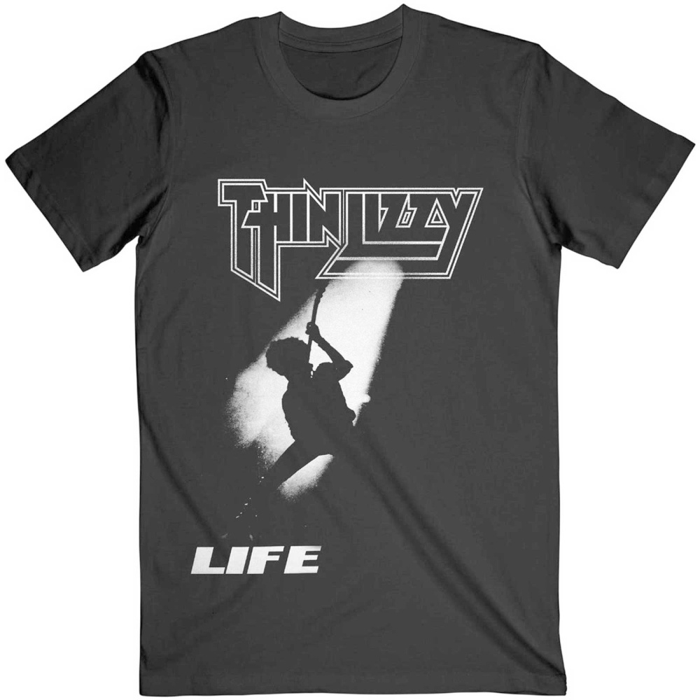 Thin Lizzy - Life Heren Tshirt - Zwart